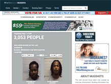 Tablet Screenshot of mugshots.starnewsonline.com